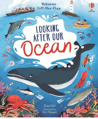 Lift-the-flap Looking After Our Ocean | Usborne (Ciltli)  - Resim 1