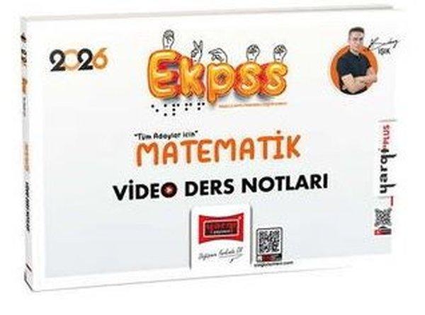 2026 EKPSS Tüm Adaylar İçin Matematik Video Ders Notları | Yargı Yayınları (İnce Kapak)  - Resim 1