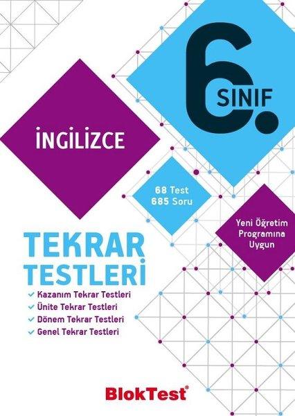 6.Sınıf İngilizce Tekrar Testleri | Bloktest Yayınları (İnce Kapak)  - Resim 1
