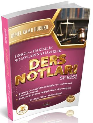 HUKAL HMGS - Hakimlik Genel Kamu Hukuku Ders Notları | Savaş Yayınevi (Ciltsiz)  - Resim 1