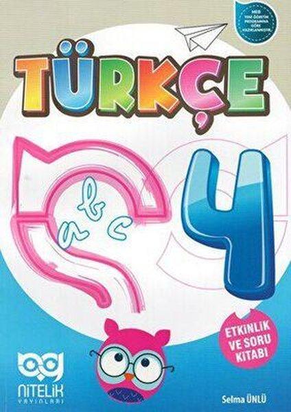4. Sınıf Türkçe Etkinlik ve Soru Kitabı | Nitelik Yayınları (İnce Kapak)  - Resim 1