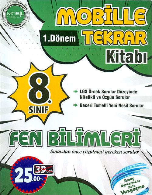 8.Sınıf 1.Dönem Fen Bilimleri Tekrar Kitabı (Kampanyalı) Mobil Yayıncılık | Mobil Yayıncılık - Resim 1