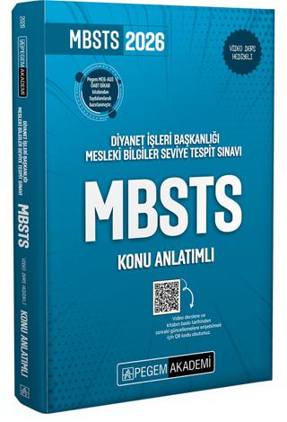 2026 GYS Diyanet İşleri Başkanlığı Mesleki Bilgiler Seviye Tespit Sınavı MBSTS Konu Anlatımlı | Pegem Akademi Yayıncılık (Ciltsiz)  - Resim 1