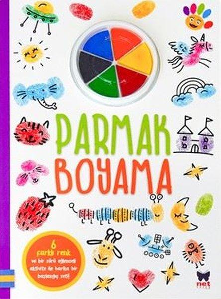 Parmak Boyama Seti - Mor | Net Çocuk Yayınları (İnce Kapak)  - Resim 1