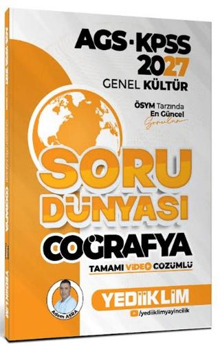2027 AGS- KPSS Genel Kültür Coğrafya Soru Dünyası | Yediiklim Yayınları (Ciltsiz)  - Resim 1