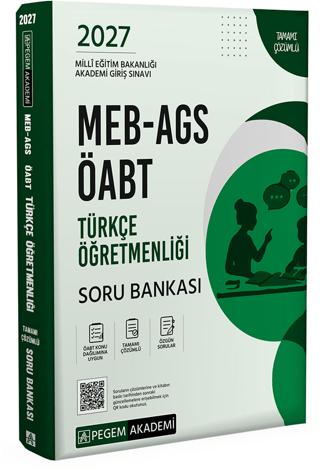 2027 MEB-AGS ÖABT Türkçe Öğretmenliği Soru Bankası | Pegem Akademi Yayıncılık (Ciltsiz)  - Resim 1