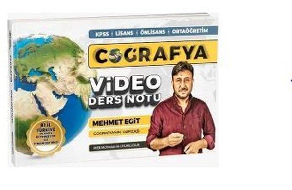 2023 KPSS Coğrafya Video Ders Notları | Mehmet Eğit (İnce Kapak)  - Resim 1