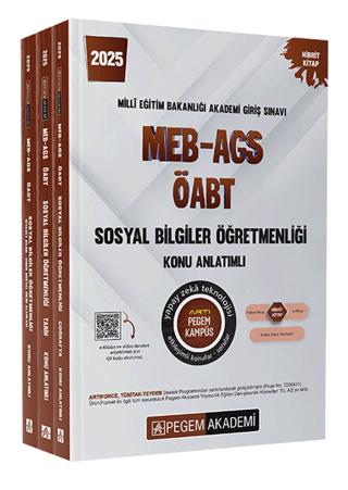 2025 MEB-AGS-ÖABT Sosyal Bilgiler Konu Anlatımlı | Pegem Akademi Yayıncılık (Ciltsiz)  - Resim 1