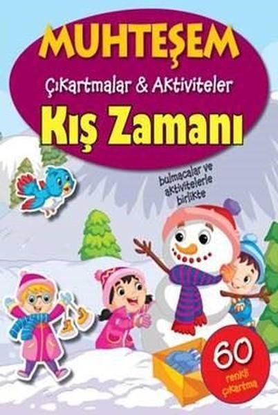 Kış Zamanı-Muhteşem Çıkartmalar ve Aktiviteler | Parıltı Yayınları (İnce Kapak)  - Resim 1