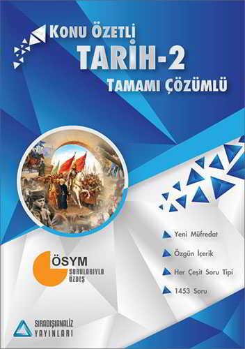 Sıradışıanaliz AYT Tarih-2 Konu Özetli Soru Bankası (Kampanyalı) | Sıradışı Analiz Yayınları - Resim 1