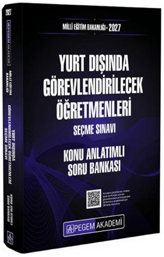 2027 MEB Yurt Dışında Görevlendirilecek Öğretmenleri Seçme Sınavı Konu Anlatımlı Soru Bankası | Pegem Akademi Yayıncılık (Ciltsiz)  - Resim 1