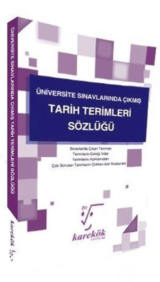 Üniversite Sınavlarında Çıkmış Tarih Terimleri Sözlüğü | Karekök Yayıncılık (Ciltsiz)  - Resim 1