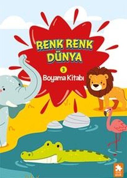 Renk Renk Dünya Boyama Kitabı 3 | Eksik Parça Yayınları (İnce Kapak)  - Resim 1