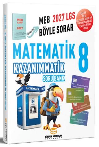 2027 8. Sınıf Kazanımmatik Matematik Soru Bankası | Sinan Kuzucu Yayınları (Ciltsiz)  - Resim 1