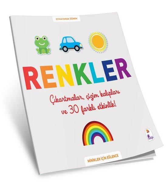 Renkler - Oynayarak Öğren - Minikler İçin Eğlence | İndigo Çocuk (İnce Kapak)  - Resim 1