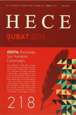 Hece Aylık Edebiyat Dergisi Yıl: 19 Sayı: 218 / Şubat 2015 | Hece Dergisi (Ciltsiz)  - Resim 1