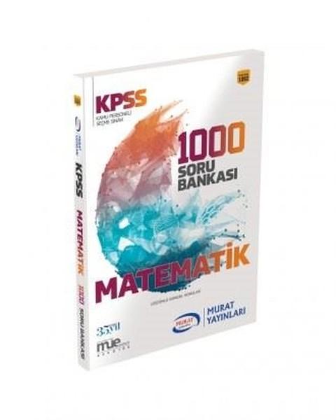 KPSS Matematik 1000 Soru Bankası-Çözümlü Güncel Sorular 1092 | Murat Yayınları (İnce Kapak)  - Resim 1