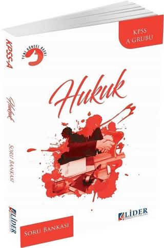KPSS A Grubu Hukuk Soru Bankası Çözümlü | Lider Yayınları (Ciltsiz)  - Resim 1