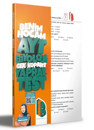 AYT Biyoloji Çek Kopar Yaprak Test | Benim Hocam Yayınları (Ciltsiz)  - Resim 1