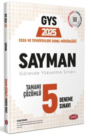 2025 Ceza ve Tevkifevleri Sayman GYS Tamamı Çözümlü 5 Deneme Sınavı