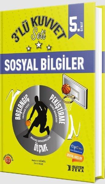 2023 5.Sınıf Sosyal Bilgiler 3'lü Kuvvet Serisi Set | İşleyen Zeka Yayınları (İnce Kapak)  - Resim 1