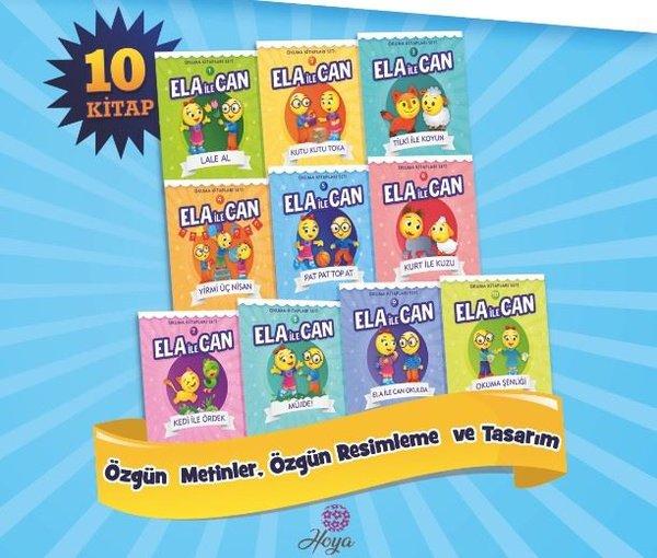 Ela ile Can Seti-10 Kitap Takım | Hoya (İnce Kapak)  - Resim 1