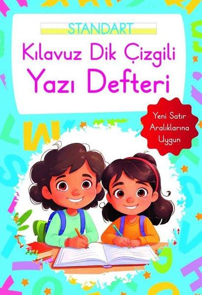Kılavuz Dik Çizgili Yazı Defteri Küçük Boy - Mavi | Parıltı Yayınları (İnce Kapak)  - Resim 1
