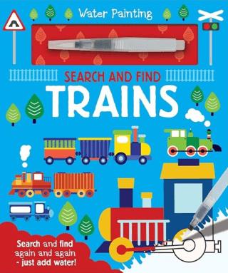 Water Painting - Search and Find Trains | IMAGINE THAT (Ciltli)  - Resim 1