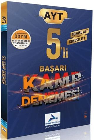 AYT 5 li Başarı Kamp Denemesi | Paraf Yayınları (Ciltsiz)  - Resim 1
