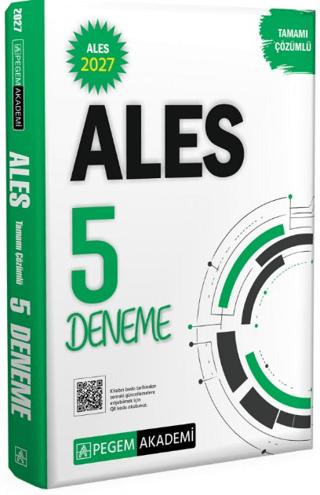 2027 ALES Tamamı Çözümlü 5 Deneme | Pegem Akademi Yayıncılık (Ciltsiz)  - Resim 1