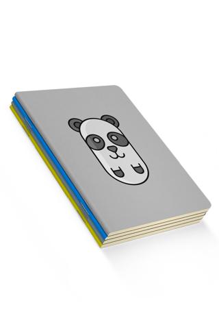 Cute Animals Series (4 Defter) | Retronote - Resim 1