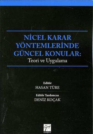 Nicel Karar Yöntemlerinde Güncel Konular | Gazi Kitabevi (Ciltsiz)  - Resim 1