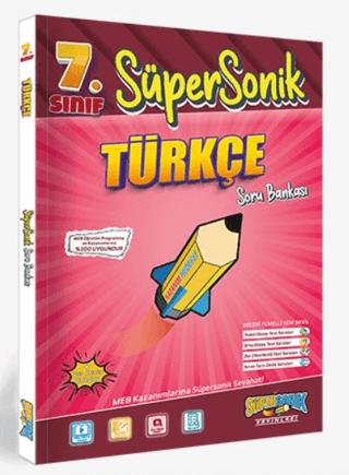 7. Sınıf Türkçe Soru Bankası | Süpersonik Yayınları (Ciltsiz)  - Resim 1