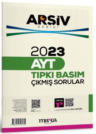 2023 AYT Arşiv Servisi Çıkmış Sorular Tamamı Video Çözümlü | Marka Yayınları (Ciltsiz)  - Resim 1