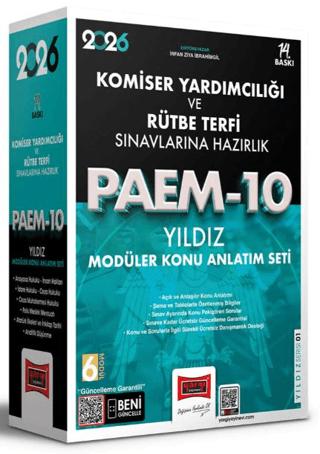2026 PAEM Komiser Yardımcılığı ve Rütbe Terfi Sınavlarına Hazırlık Yıldız Modüler Konu Anlatım Seti