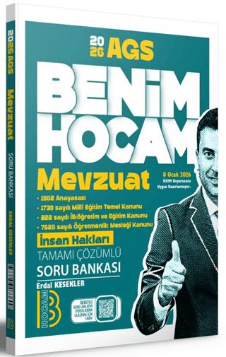 2026 KPSS AGS Mevzuat Tamamı Çözümlü Soru Bankası | Benim Hocam Yayınları (Ciltsiz)  - Resim 1