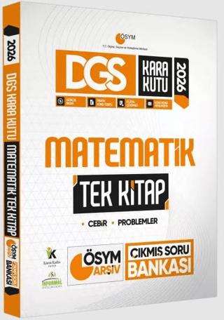 2026 DGS Kara Kutu Matematik TEK KİTAP ÖSYM Arşiv Çıkmış Soru Bankası Konu Özetli Dijital Çözümlü