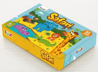 60 Parça Puzzle - Safari | Eolo Yayıncılık - Resim 1