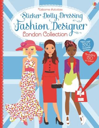 Sticker Dolly Dressing Fashion Designer London kitap kapağı
