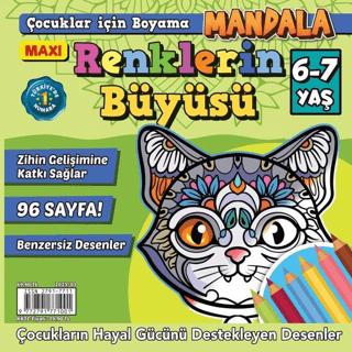 Maxi Renklerin Büyüsü Çocuklar İçin Boyama 5 | Maxi Yayıncılık (Ciltsiz)  - Resim 1