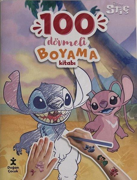 Disney Stiç - 100 Dövmeli Boyama Kitabı | Doğan Çocuk (İnce Kapak)  - Resim 1