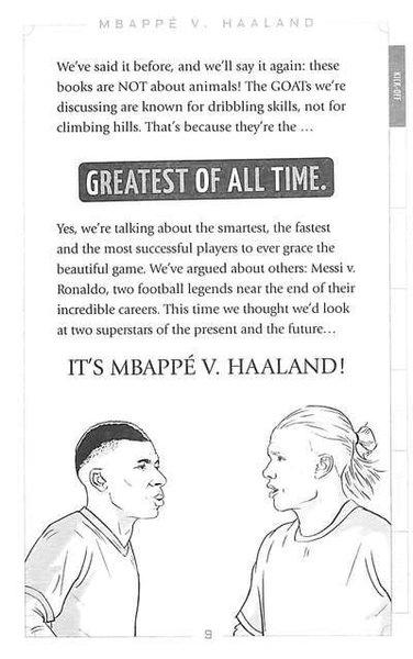 The Football GOAT: Mbappe v. Haaland | Walker Books (İnce Kapak)  - Resim 3