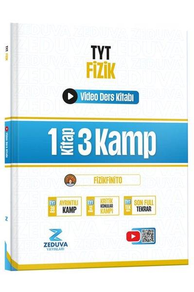 Fizikfinito TYT Fizik 1 Kitap 3 Kamp Video Ders Kitabı | Zeduva Yayınları (İnce Kapak)  - Resim 1
