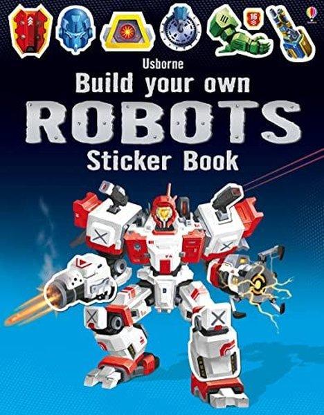 Build Your Own Robots Sticker Book (Build Your Own Sticker Book) | Usborne (İnce Kapak)  - Resim 1