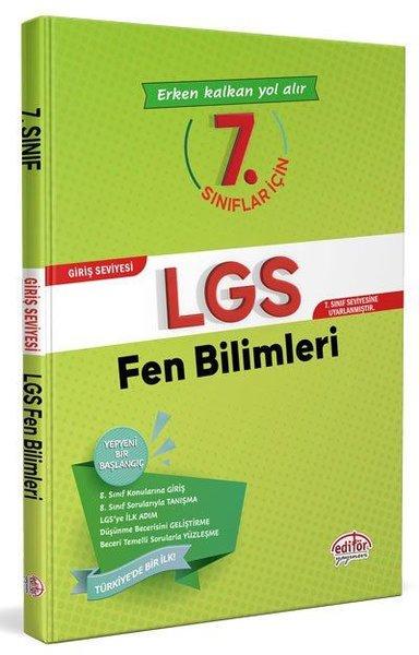 7.Sınıflar İçin LGS Fen Bilimleri | Editör (İnce Kapak)  - Resim 1