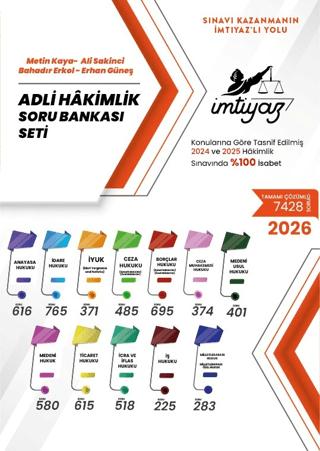 İmtiyaz Adli Hakimlik Soru Seti
