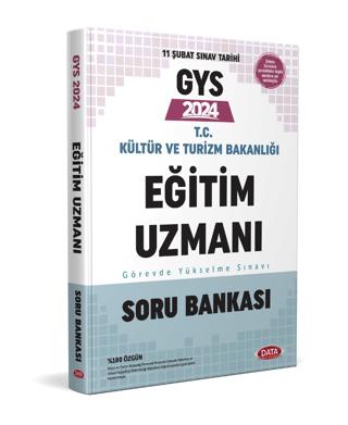 2024 GYS T.C Kültür ve Turizm Bakanlığı Eğitim Uzmanı Görevde Yükselme Soru Bankası