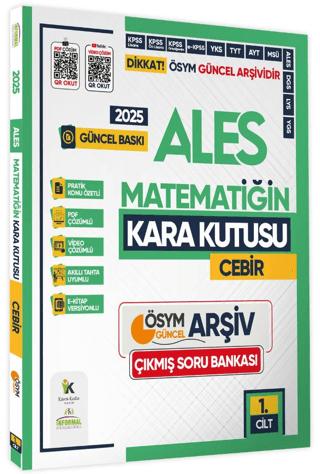 2025 ALES Matematiğin Kara Kutusu 1. Cilt CEBİR