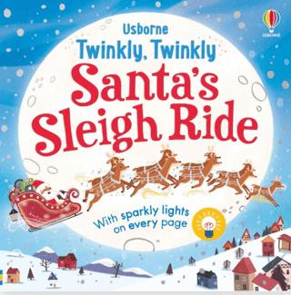 Twinkly Twinkly Santa's Sleigh Ride | Usborne (Ciltli)  - Resim 1