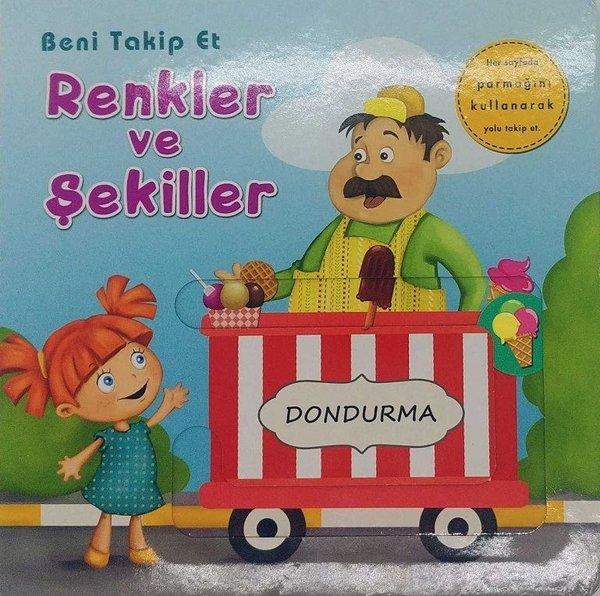 Beni Takip Et Renkler ve Şekiller-Dondurma | Net Çocuk Yayınları (İnce Kapak)  - Resim 1